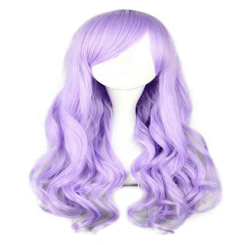 HAIRJOY синтетические волосы на молнии 70 см длинные волнистые Harajuku Лолита косплей парик 18 цветов