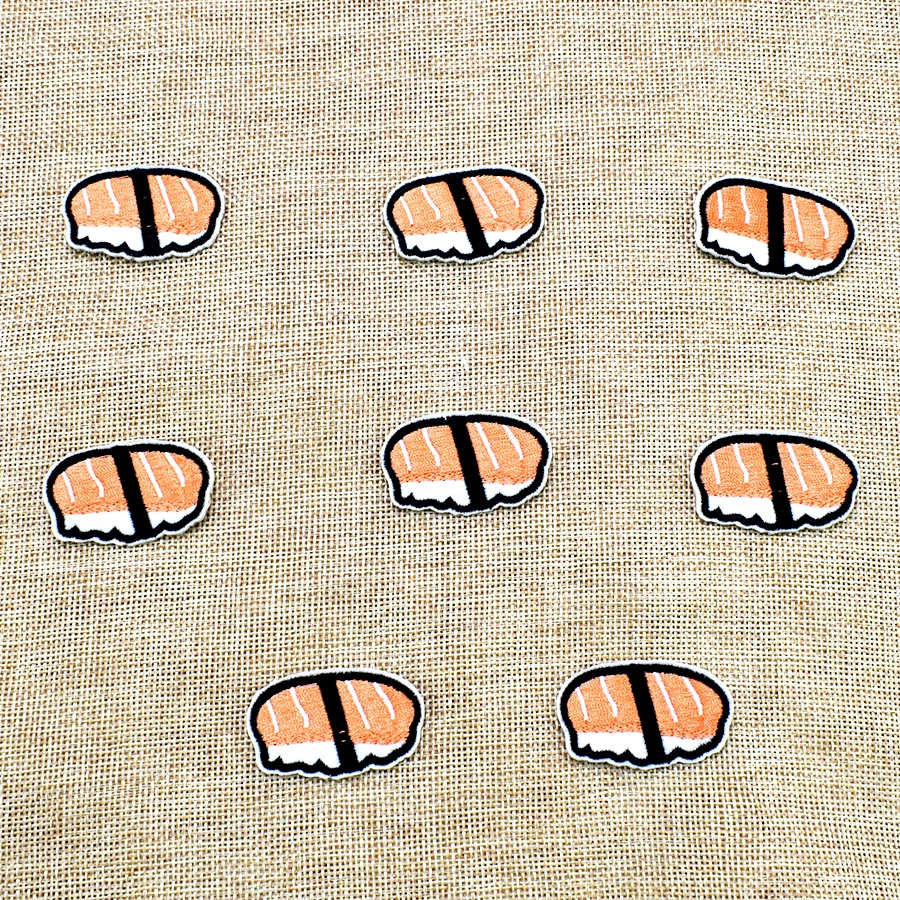 Нашивки сделай сам для одежды железная вышитая аппликация суши патчи с помощью