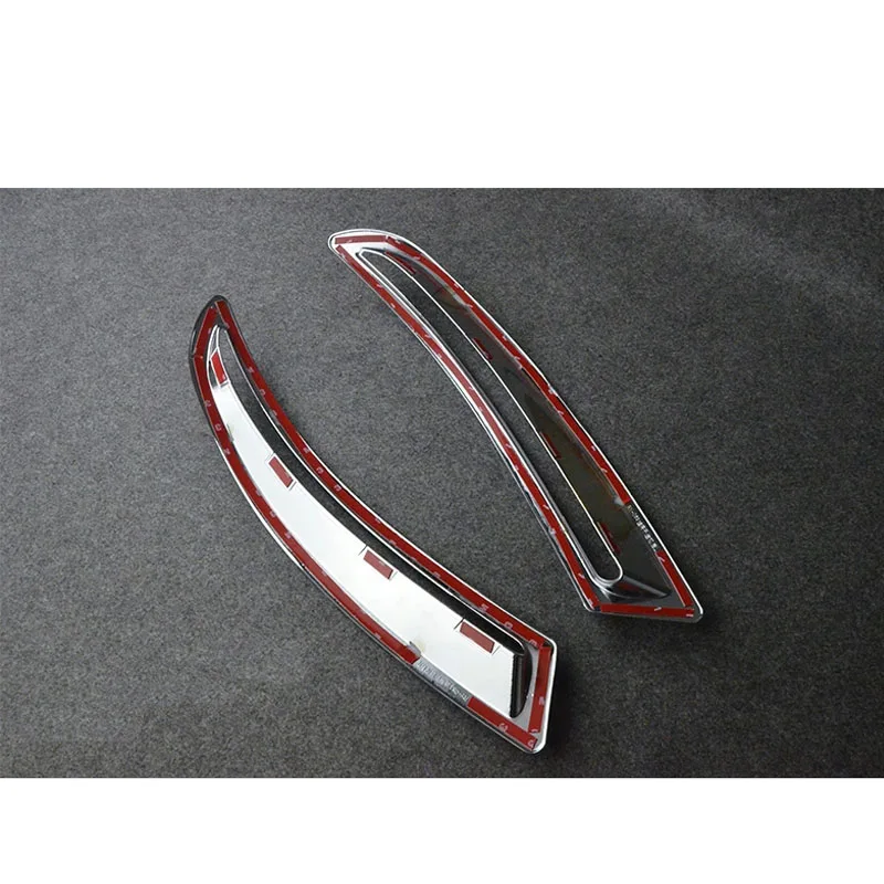 Аксессуары, которые подходят для VW Tiguan 2010-2012 задний противотуманный свет рамка с вырезами автомобиля внешние аксессуары накладка противотуманной фары крышка P178