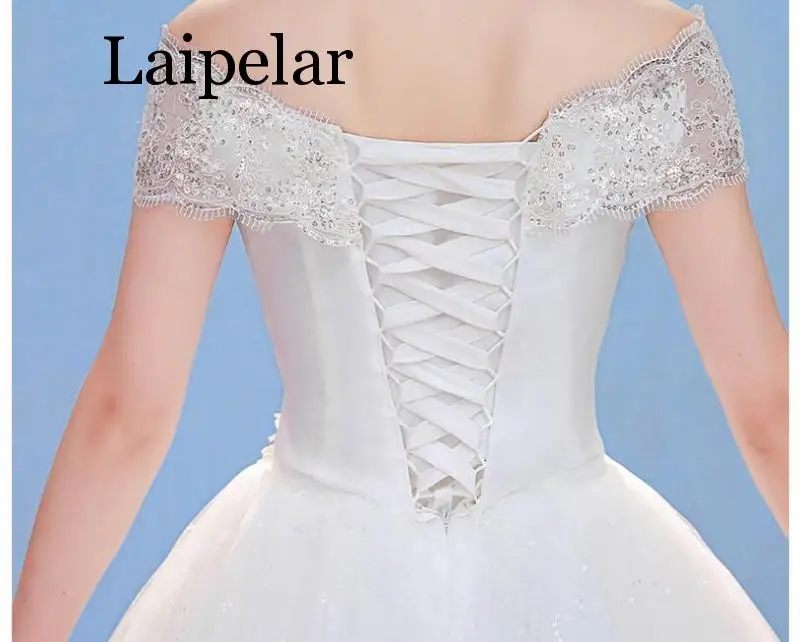 

Laipelar Dress Elastic Waist Women Spring A-line Lace Up Flare Sleeve Bohemian Dress Femme Vestidos 2019