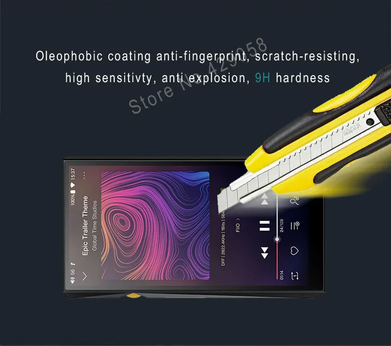 Защитная пленка из закаленного стекла для FIIO M11 / Pro|Защитные стёкла и плёнки