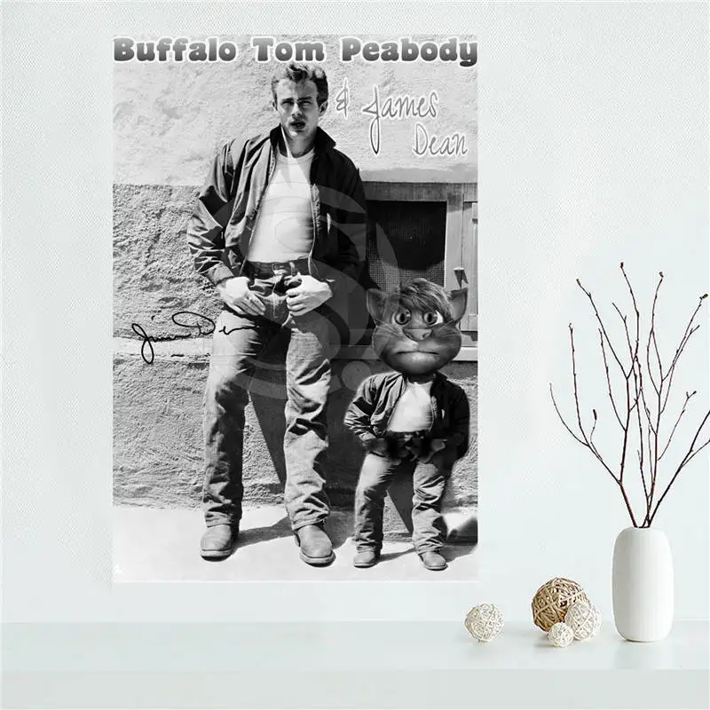 

Y530L42 Custom James Dean Canvas Painting Wall Silk Poster cloth print DIY Fabric Poster F#38