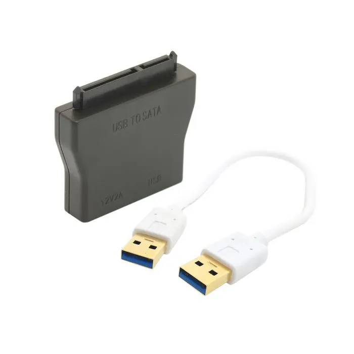 Новый адаптер USB 2 0 3 к SATA 22 контактный для ПК ноутбука 5 дюйма HDD жесткий диск с