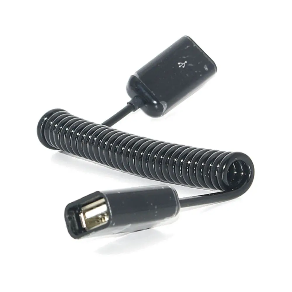 50 см/0 5 м USB 2 0 гнездовой к женскому пружинный Удлинительный кабель