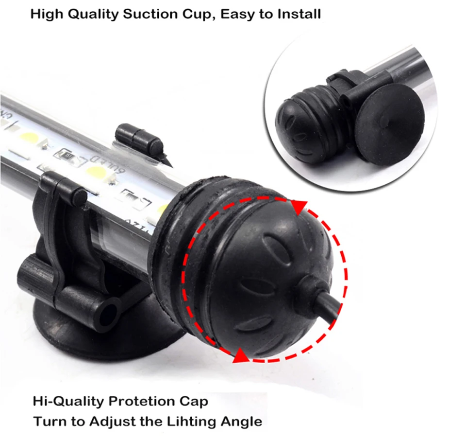 18 см RGB пульт дистанционного аквариума свет аквариума Водонепроницаемый 5050 SMD светодиодный свет бар лампа для аквариумов погружной ЕС США SAA Великобритания штекер