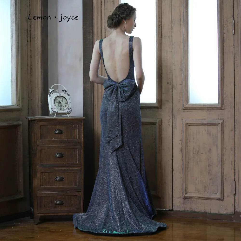 Женское вечернее платье без рукавов с V-образным вырезом и открытой спиной |