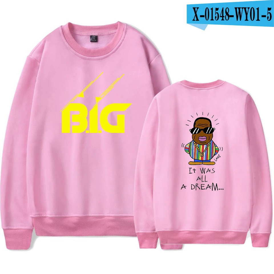 U BIGGIE толстовки для мужчин и женщин Печатный B.I.G свитер с капюшоном пуловер Плюс Размер больше размера d. I. g Толстовка - Цвет: U