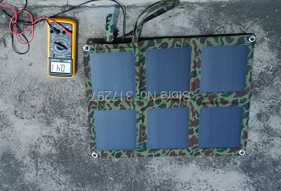 GX ENERGY 18 Вт складной Панели солнечные с максимальной точкой мощности, Солнечный контроллер заряда Портативный на солнечных батареях 12V Батарея Зарядное устройство