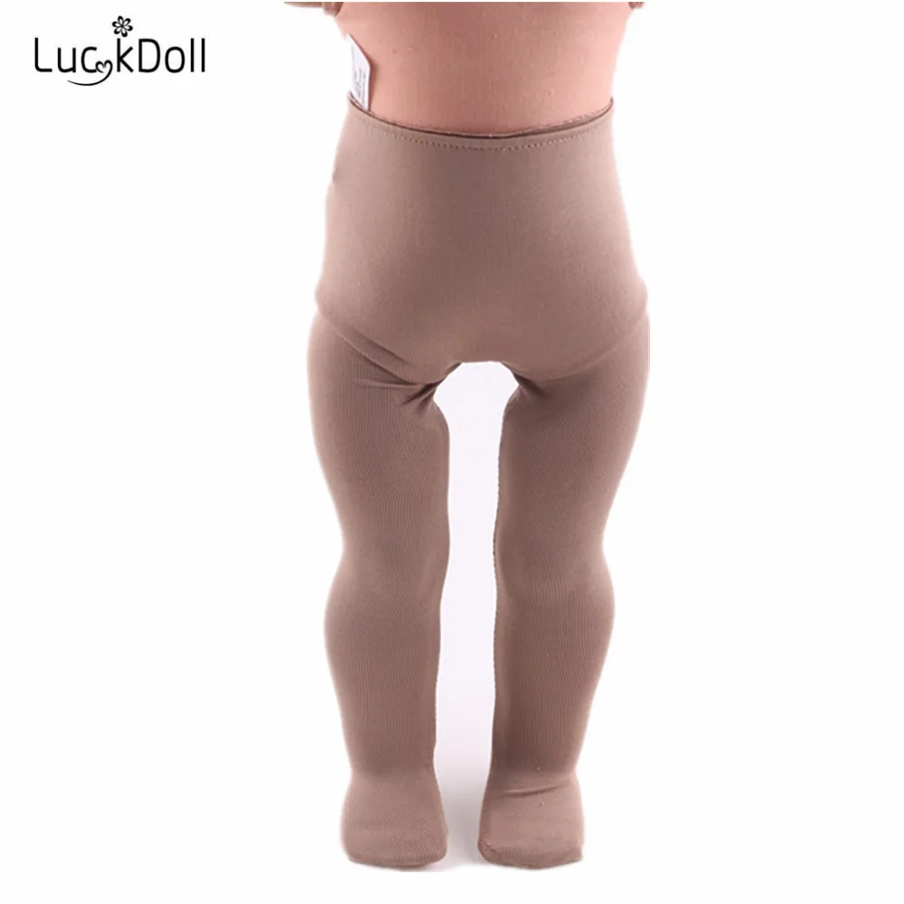 Легинсы LUCKDOLL однотонные подходят для детей размером 18 дюймов американский