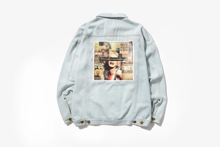 2017 модные ретро джинсовые куртки с вышивкой в стиле Харадзюку для мужчин и женщин