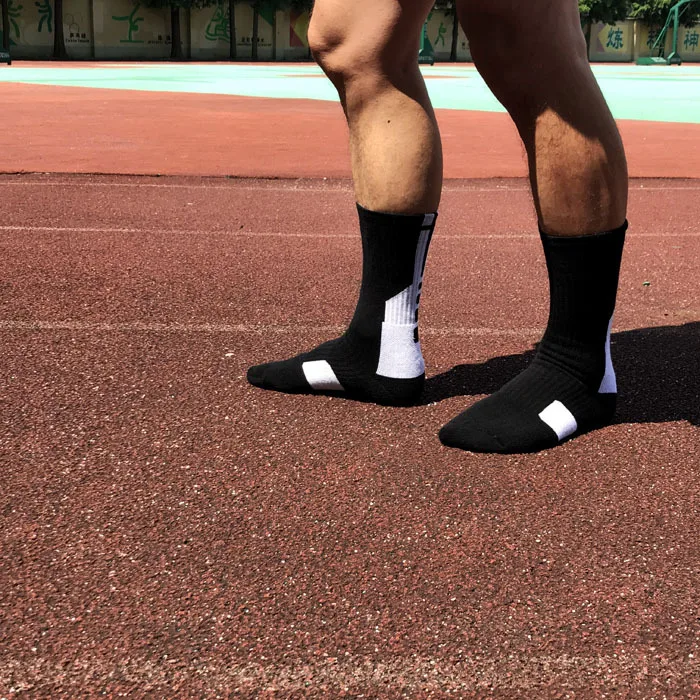 Moda Socmark брендовая хлопковая велосипедные носки для верховой езды Для мужчин Для женщин Открытый Спорт Бег носки для занятий Баскетболом, футболом Компрессионные носки