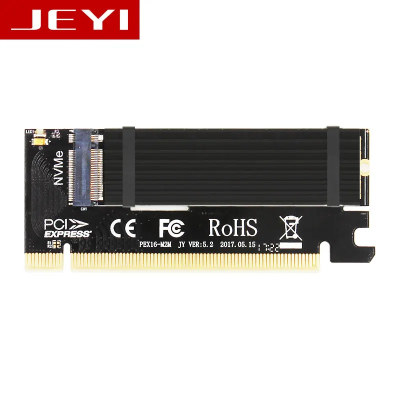 JEYI Swift MX16 M.2 NVMe SSD NGFF к PCIE 3,0X16 адаптер M ключ интерфейсная карта Suppor PCI Express x16 2280 Размер m.2 полная скорость