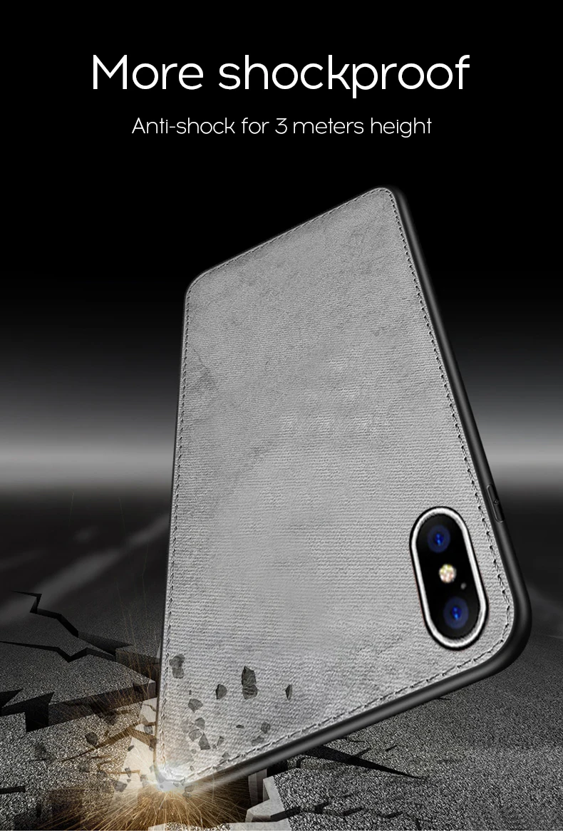 Магнитный тканевый чехол IIOZO для iPhone 7, 8 Plus, 6, 6 s, XS Max, XR, X, ультра-тонкий тканевый чехол, мягкий силиконовый чехол для телефона s, чехол
