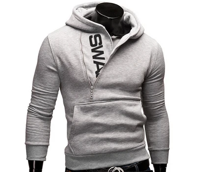 

Men Autumn Season Autumn Men Hoodies Side Zipper Hooded Long-sleeved Hoodies Sweater Men Large Size Coat
