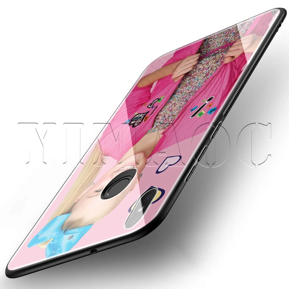 YIMAOC Jojo Siwa Tempered Glass Case for xiaomi redmi note 4X 5 6 7 Pro 6A 8 9 A1 A2 Pocophone F1 | Мобильные телефоны и
