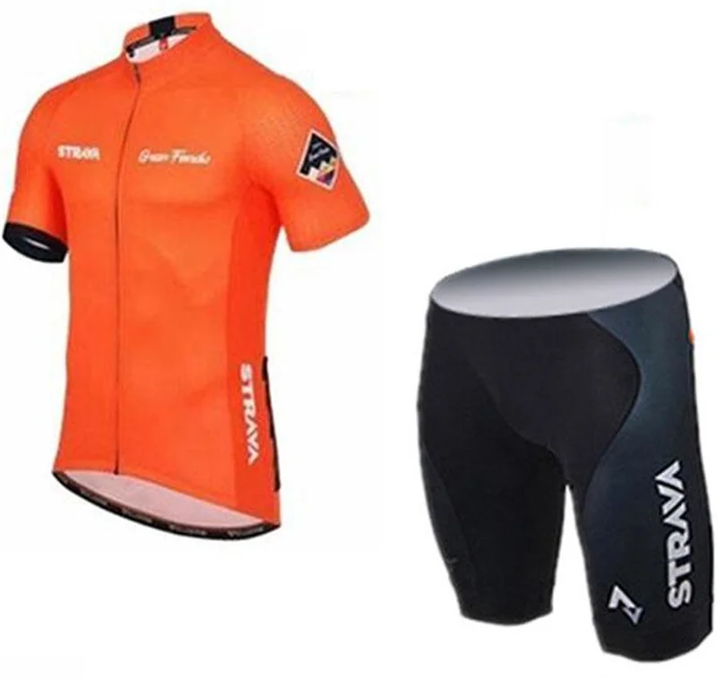 Pro Bicycle Racing Team Short Sleeve Maillot Ciclismo Men's Cycling Jersey Kits Summer breathable Cycling Clothing Sets - Цвет: 18