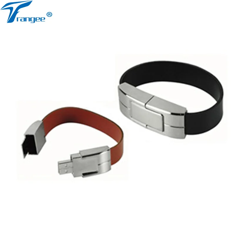 Trangee кожаный браслет USB флэш накопитель 4 ГБ 8 16 32 2 0 накопители для браслета