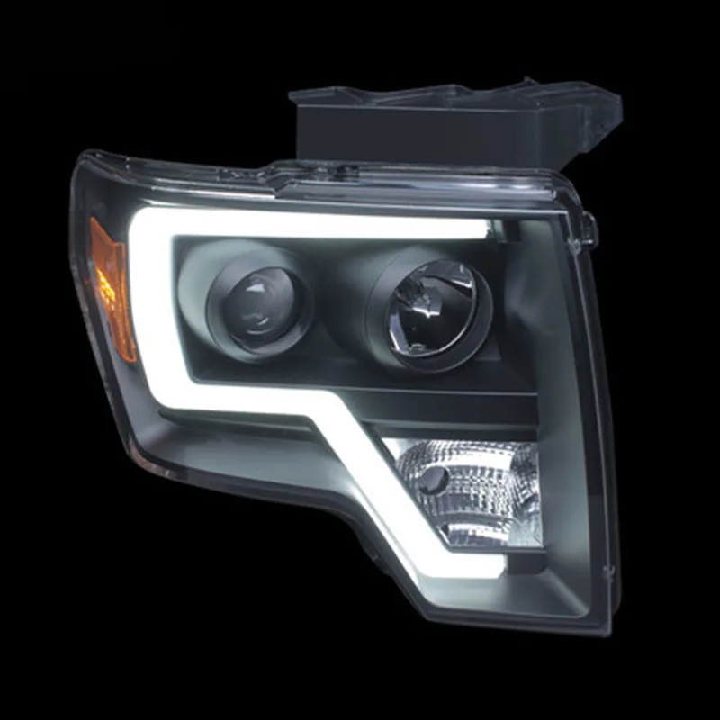 Автомобильный светодиодный налобный фонарь для Ford F150 2008 2014 фар угол глаза HID