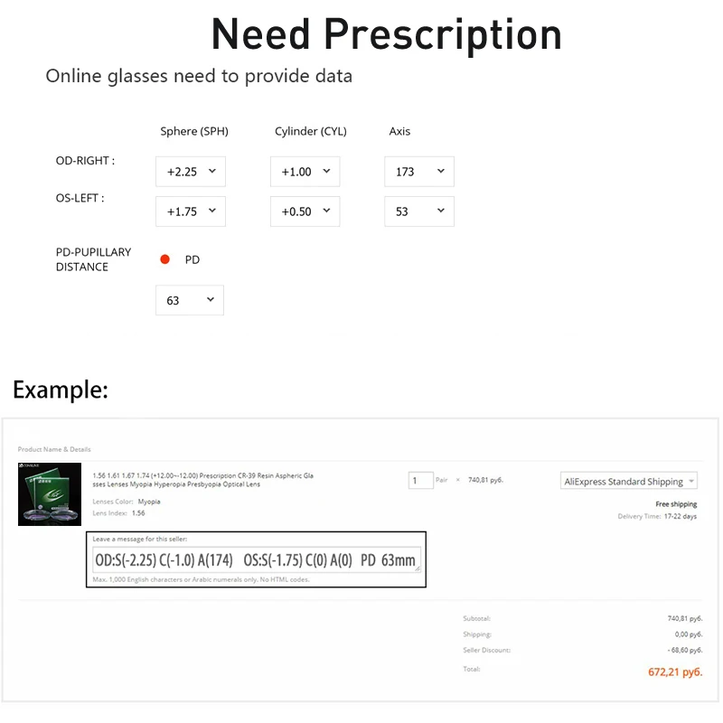 High Index 1.56 1.61 1.67 1.74 Anti Blue Light Lenses Myopic Astigmatism Clear Glass Ophthalmic Blue Light Blocking Eye Lenses