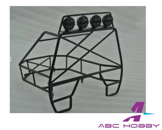 1/10 crawler Rear Roll Cage for JEEP D90 Axial SCX10 Rc8WD Trail Finder TF2 RC Truck with LED | Игрушки и хобби