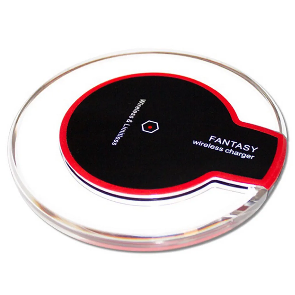 Transparent Wireless Charger Fast Charging Pad For Iphone XS X 8 Plus Samsung Galaxy S10/S10E/S10+ | Электроника