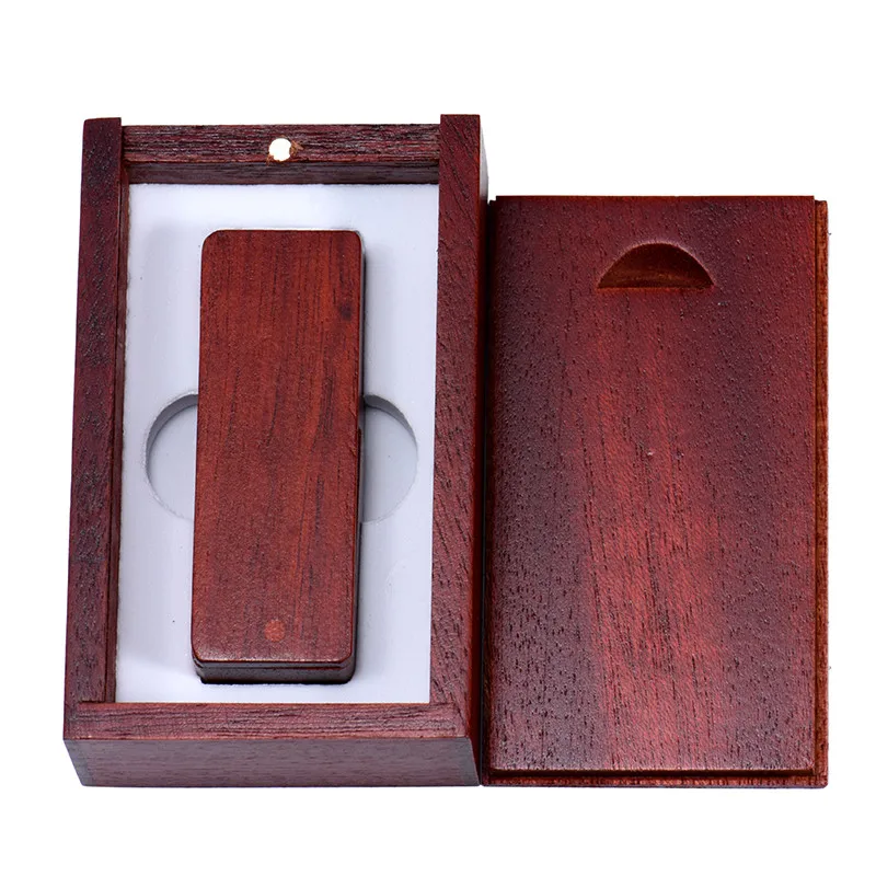 Red Wood0 JASTER USB 2,0 деревянный квадратный армейский нож Флешка 64 ГБ 32 ГБ 16 ГБ 4 ГБ Usb флеш-накопитель свадебный подарок карта памяти(10 шт. бесплатный логотип - Цвет: Red Wood0
