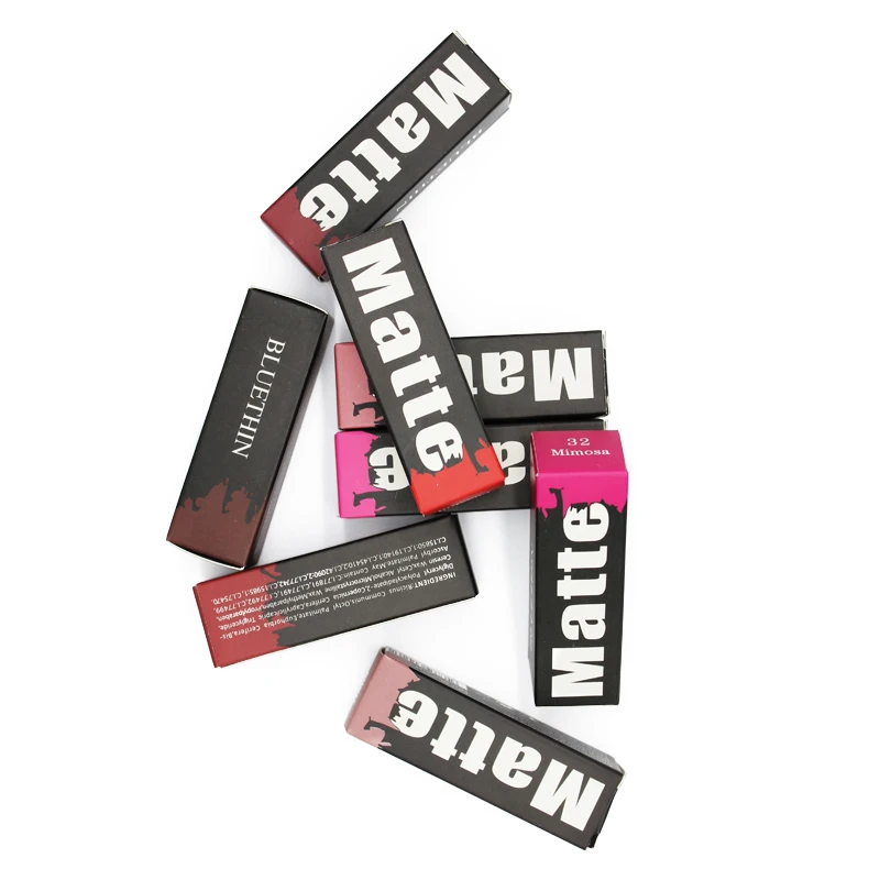 1pc Brand Wholesale Beauty Makeup Lipstick Popular Colors Best Seller Long Lasting Lip Kit Matte Lip Cosmetics 5G