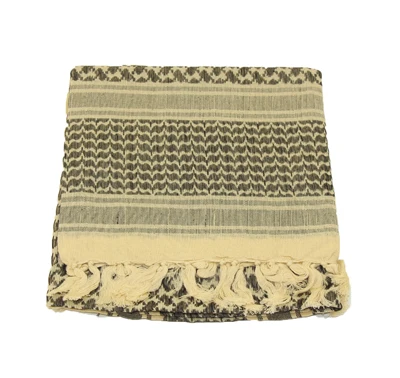 Beige Охотничий армейский Военный Тактический кеффиевый шемаг пустынный шарф в арабском стиле, шаль для шеи, накидка для головы, для пеших прогулок, страйкбола, аксессуары для стрельбы - Цвет: Beige