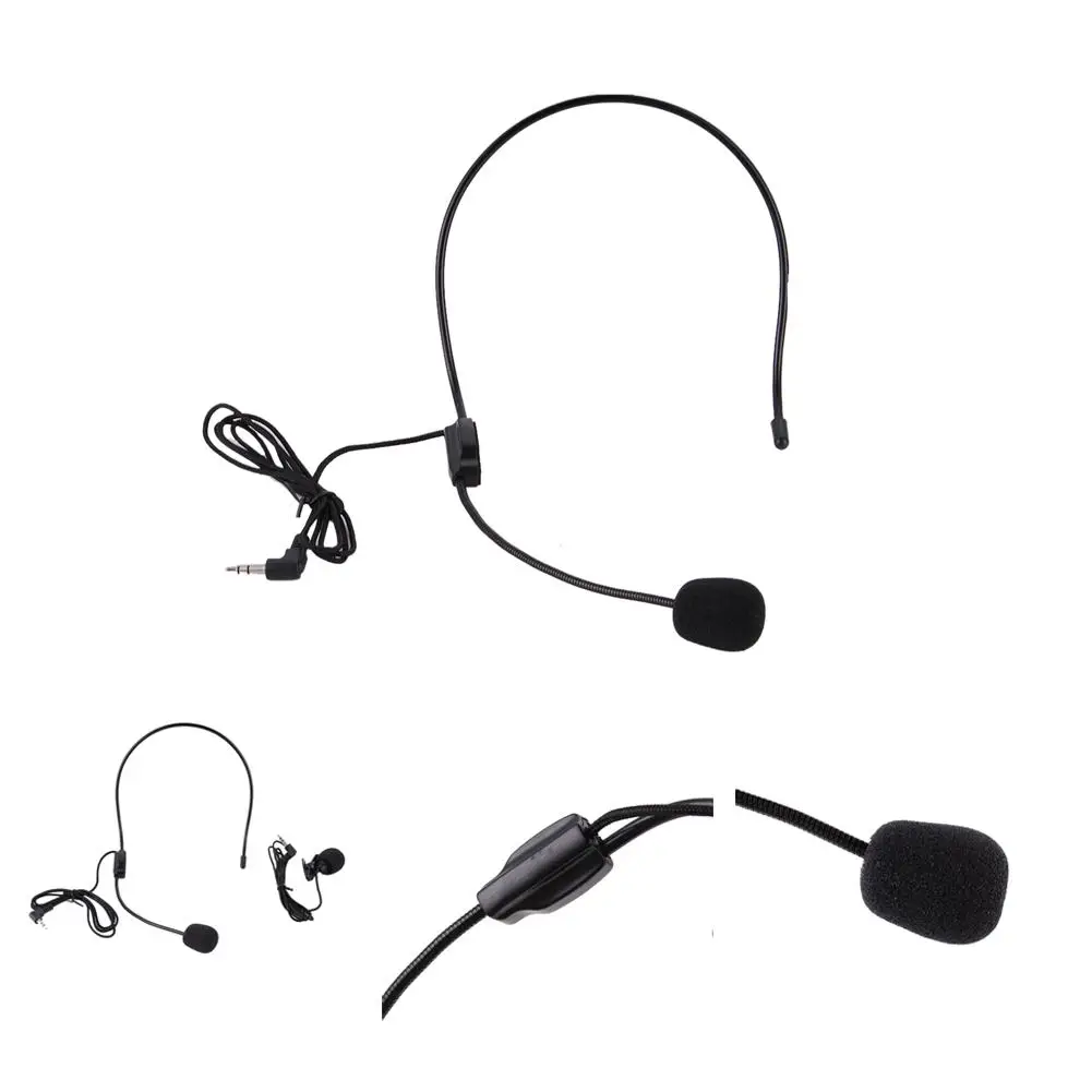 Через голову носить микрофон клип лекции речи для AG8 гарнитура телефон Пшеница
