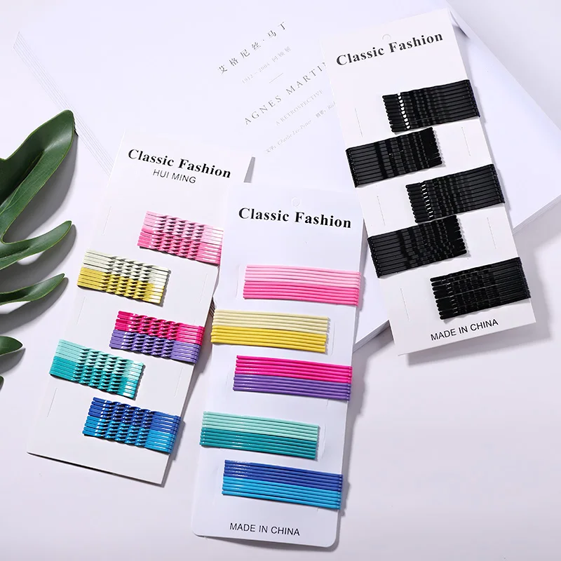2018 Новинка 50 шт. высокое качество Простые Красочные заколки милые для девочек