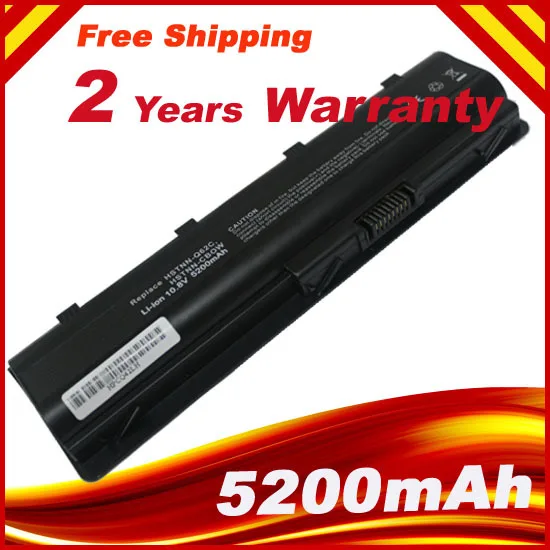 Аккумулятор 5200 мАч для ноутбука HP Pavilion dv6 mu06 g6 588178 141 593553 001 593554 586006 321 361 586007 541 586028 341