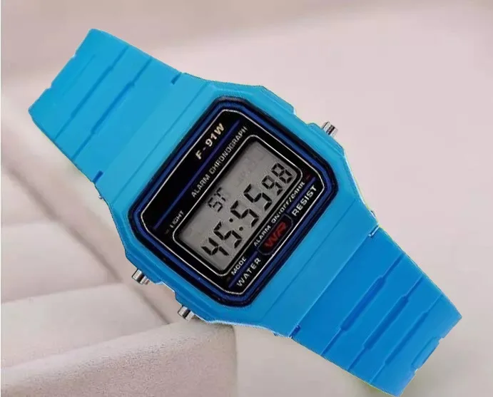 Роскошные спортивные часы топ бренда Led дисплей мужские армейские наручные часы модные розовые женские часы на силиконовом ремешке Relogio Feminino мужские часы s - Цвет: Синий