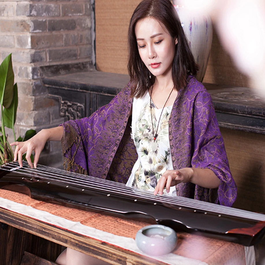 Высокое качество Guqin Fuxi type старая паулония 7 струн Master рекомендуется для