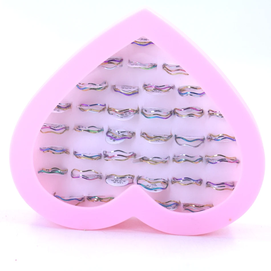 Кольца на палец из меди с позолотой 3 шт./набор 36 наборов 108 шт./кор. | Украшения и