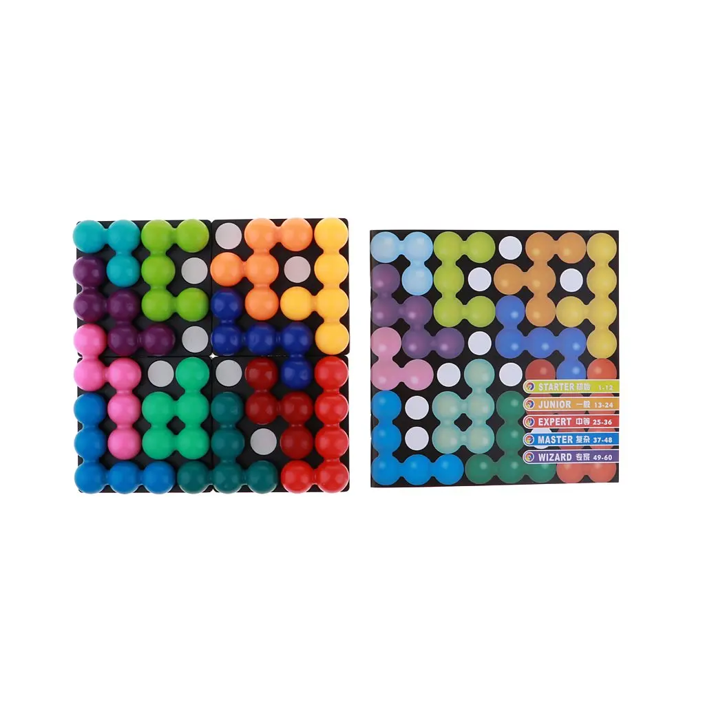 

Quadratic Magic 3D Puzzle Logic Intellect Brain Game Brain Teaser Educational Toys Birthday Gift for Children Toddler Kids