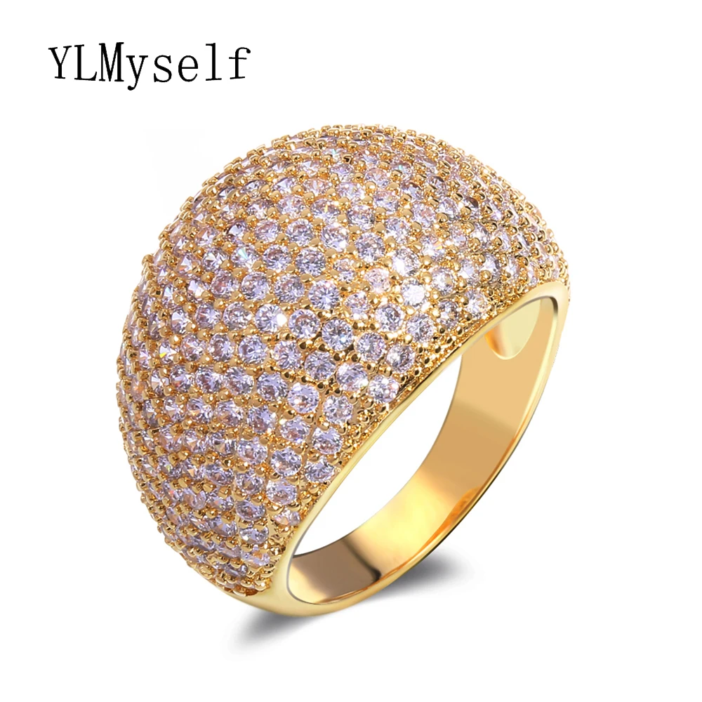 Купи Trendy Wide ring lot New Arrival Free shipping aneis Aaa Zirconia Crystal Female Gift Rings Fashion Jewelry for Women за 600 рублей в магазине AliExpress