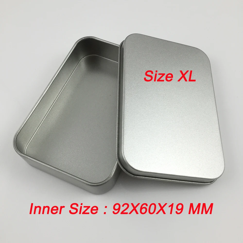 Металлическая жестяная коробка 12 шт./лот набор для выживания контейнер хранения