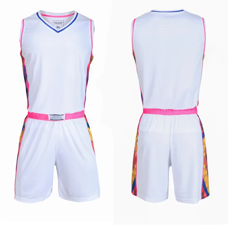 Customized 2018 New Breathable Youth and Men's Basketball Sports Training Sleeveless Shirts Shorts Uniform Set |