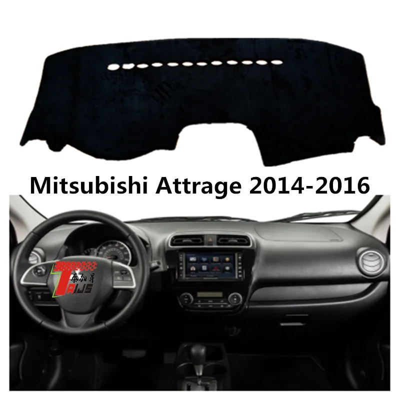 Чехол TAIJS для приборной панели автомобиля Mitsubishi Attrage 2014 2016 левосторонний защитный