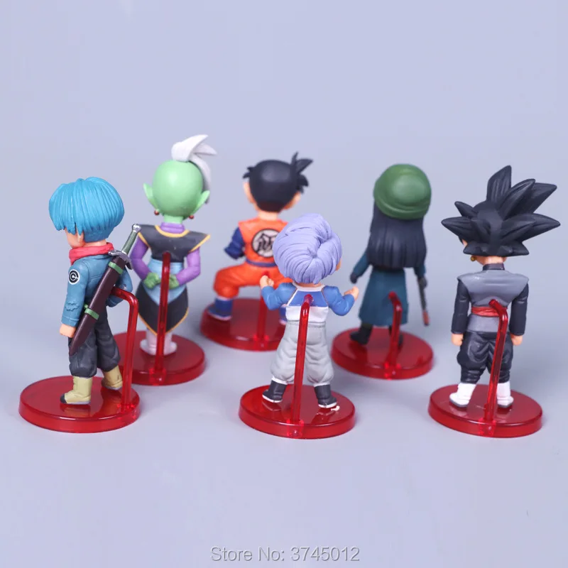 2018 Новинка 6 шт. Драконий жемчуг ПВХ фигурка Q Torankusu Son Gohan Goku Kakarotto модель игрушки