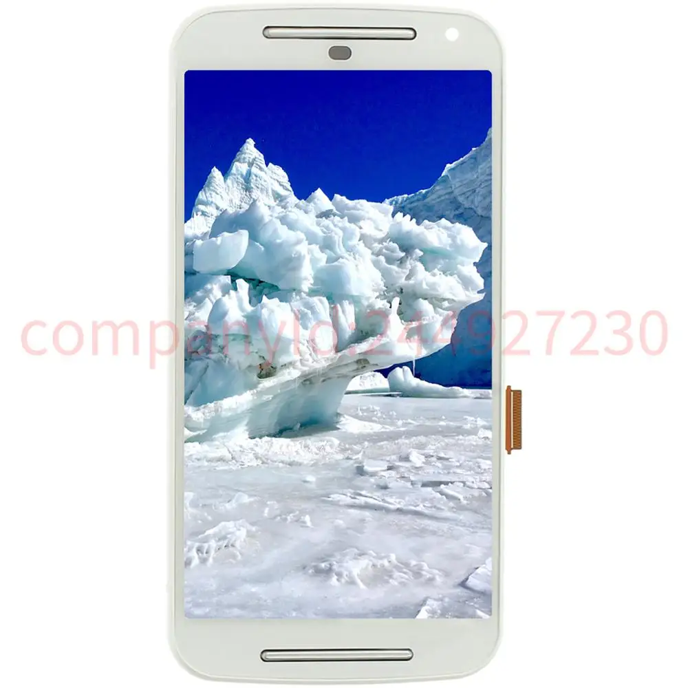 5 0 '񟡰x720 для Motorola Moto G2 XT1063 XT1069 XT1068 Экран с рамкой ЖК дисплей Дисплей дигитайзер