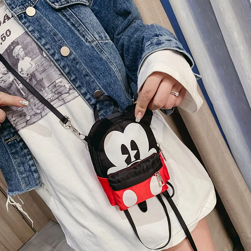 Disney Детская сумка мини Микки Маус для женщин рюкзак милый мультфильм Минни детский сад детские пакеты для закусок подарки на день рождения