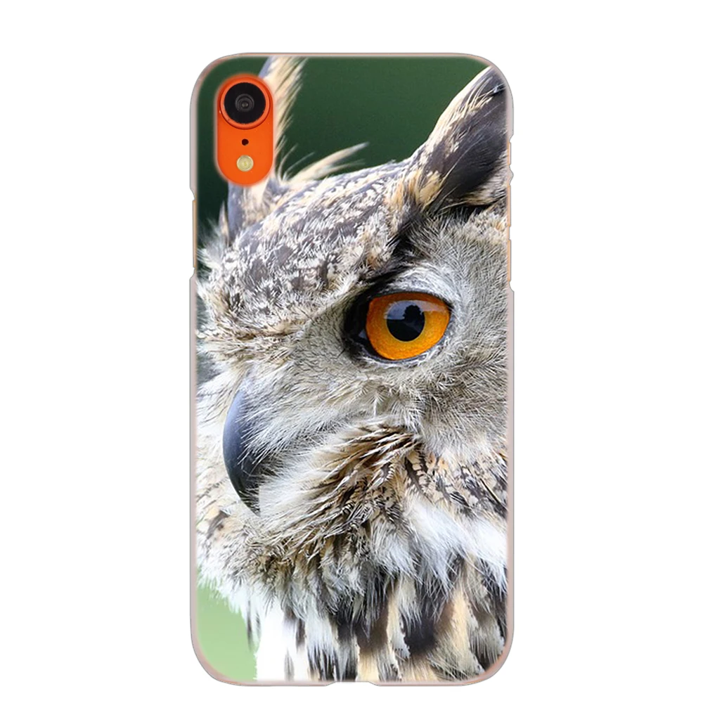 MLLSE Птица орел животного Сова Ночная мода обложка чехол для iphone XS Max X XR 8 7 6 Plus 5 SE 5S 5C 4 4S мобильных телефонов с красивыми рисунками, Лидер продаж