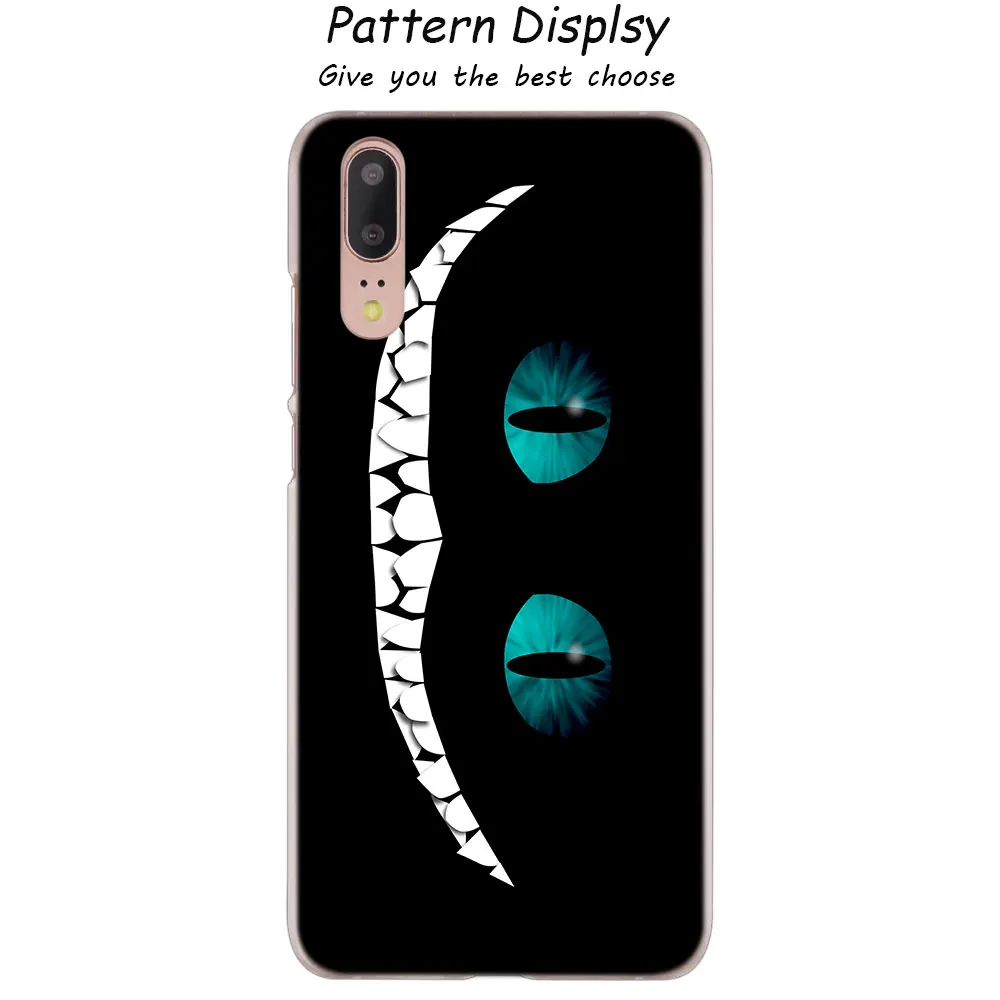01 MLLSE Алиса в стране чудес Чеширский кот Модный чехол для huawei P30 P20 P10 P9 P8 Lite P30 P20 Pro Mini P Smart Plus - Цвет: 01