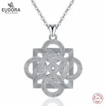 Ожерелье Eudora из стерлингового серебра 925 пробы кельтический узел
