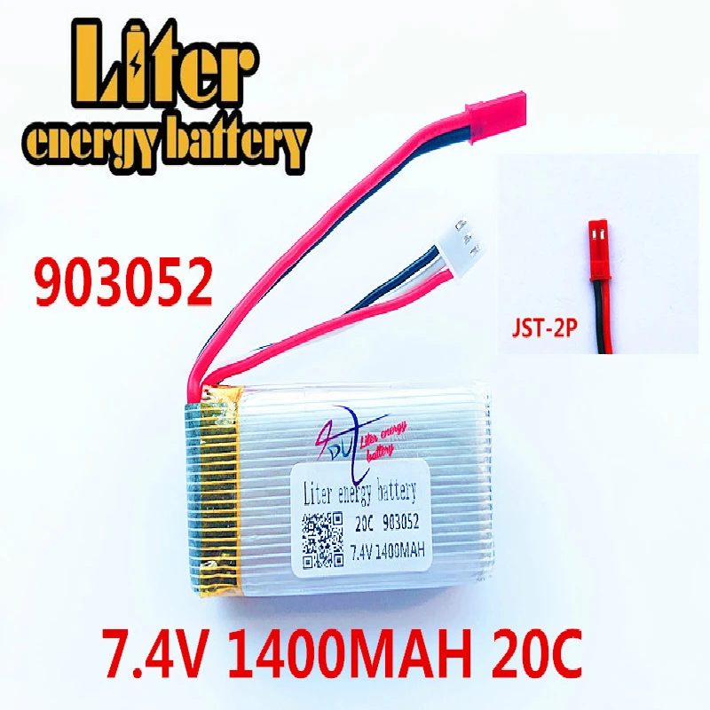 Литий Полимерный Аккумулятор 7 4 В 1400 мАч для WLtoys V353 самолета Li Po A949 A959 A969 A979 k929