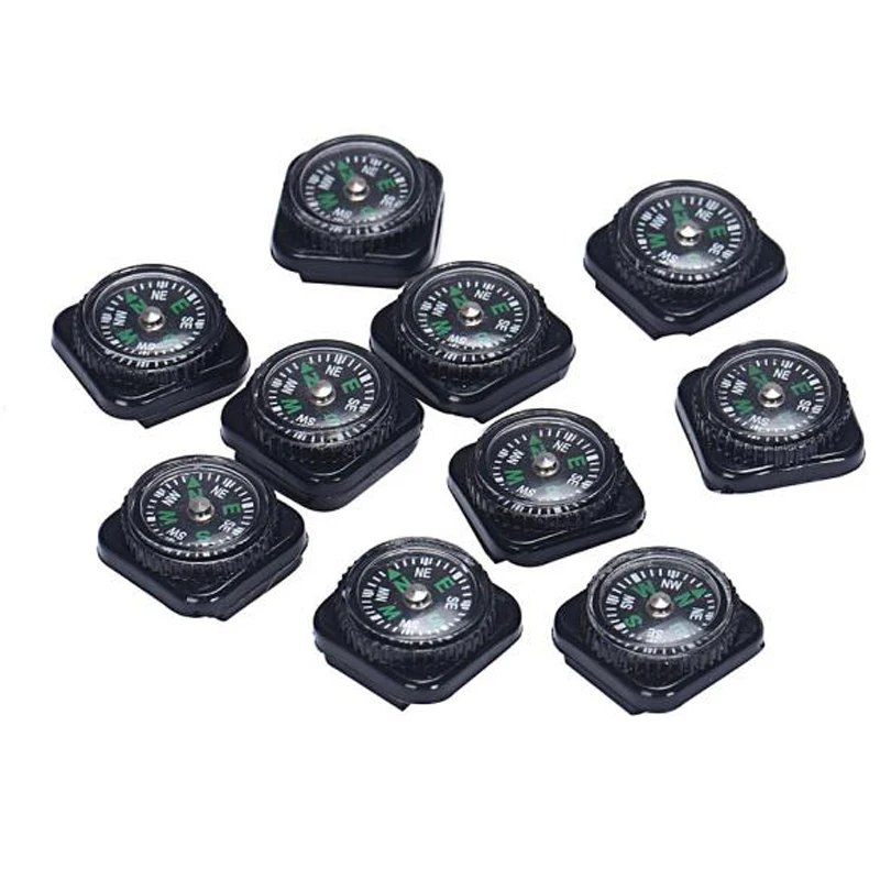 Экономически эффективный 10 шт Мини Компас для продажы паракордового Браслета
