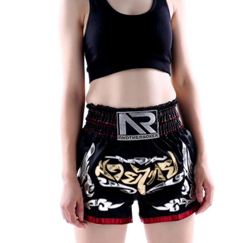 Rayon MMA шорты для бокса Муай Тай мужские женские взрослые Панталоны спортивные