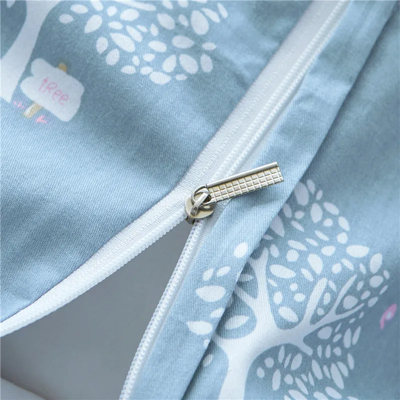 Роскошные Синие кружевные комплекты постельного белья 100% хлопок двойной полный