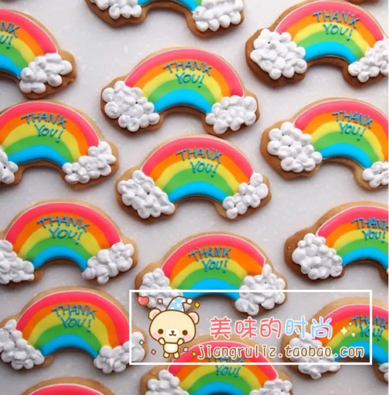 2 шт. Радуга бисквит Фондант Плесень Фея садовый гриб печенье резак Металл кекс